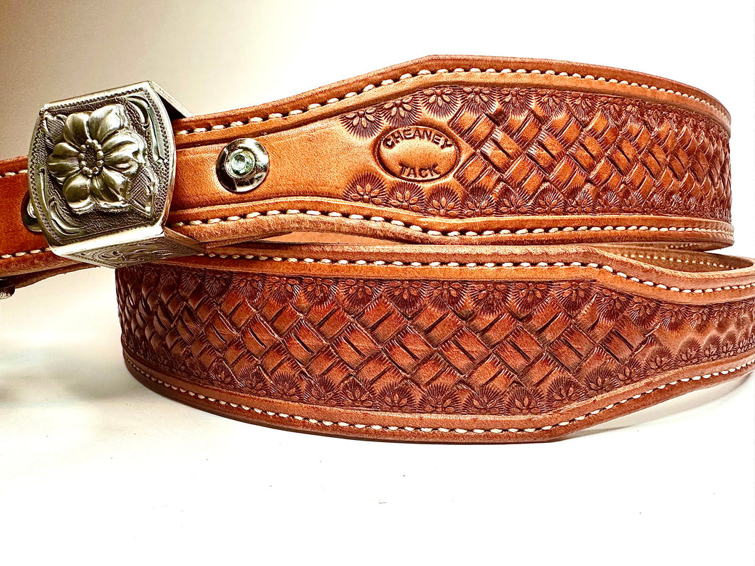 Taper Cube Stamp with Floral Buckle