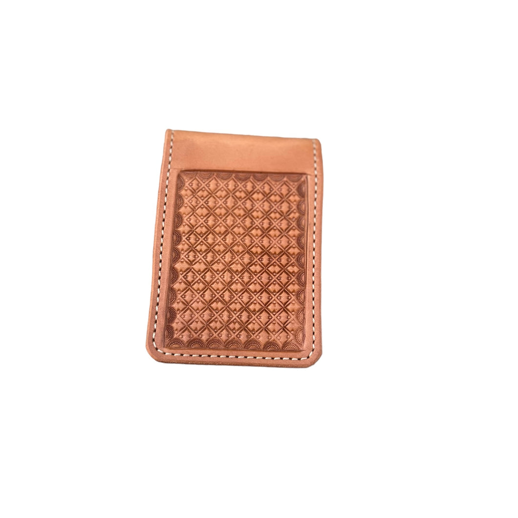 Square Money Clip/Tan