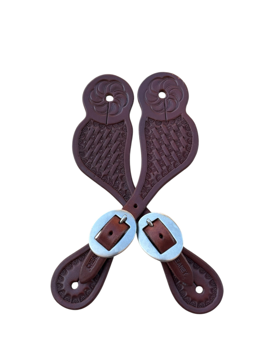 Women’s Basket Stamped Spur Straps