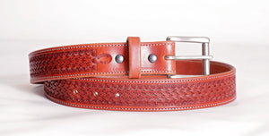 Small Y Basket Stamp Belt