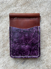 Load image into Gallery viewer, Purple Marble Money Clip
